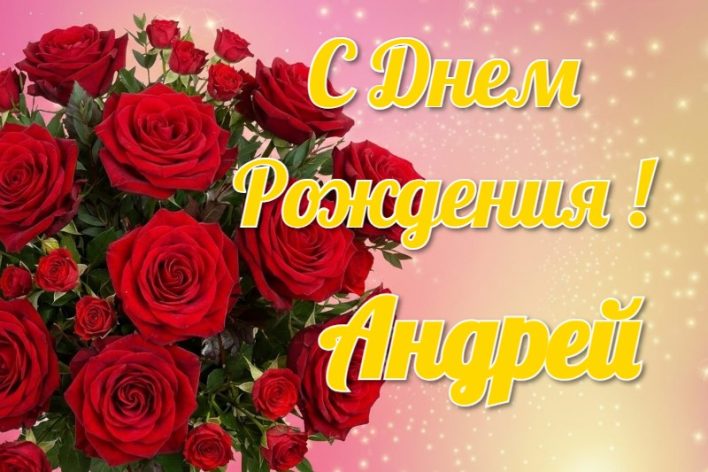 С днем рождения Андрей