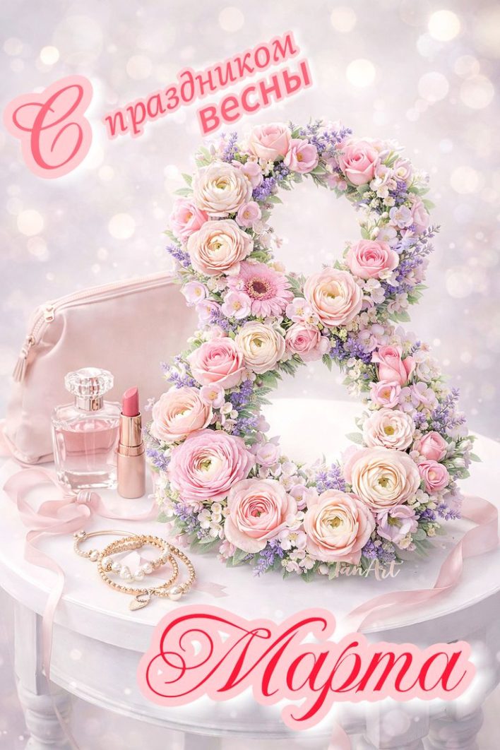 8 марта из роз